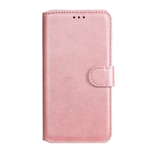 Para Motorola Moto G9 Plus Classic Calf Texture PU + TPU Funda de cuero con tapa horizontal, con soporte, ranuras para tarjetas y billetera (oro rosa)