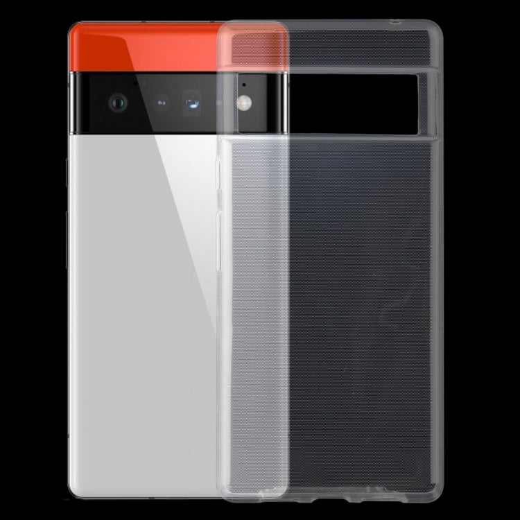Para Google Pixel 6 Pro 0.75mm TPU transparente ultrafino TPU Funda protectora