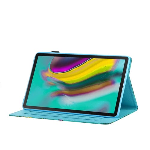 Funda para Tablet Galaxy Tab S5E T720 Cuero PU Tapa Horizontal Soporte Ranura Tarjeta Suspensión Activación (Color)