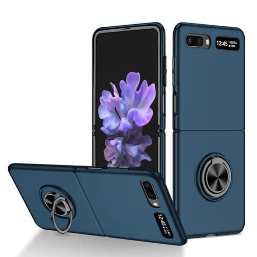 Funda Telefónica Samsung Galaxy Z Flip 5G Armor Ring Holder (Azul Oscuro)