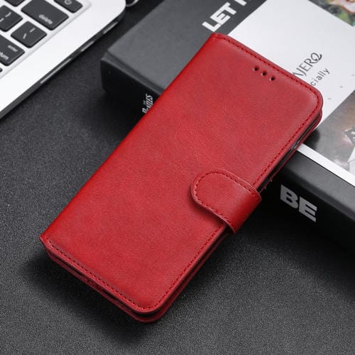 Para Xiaomi Poco X4 Pro 5G Classic Becerta Textura PU + TPU Funda de cuero Horizontal Flip (rojo)