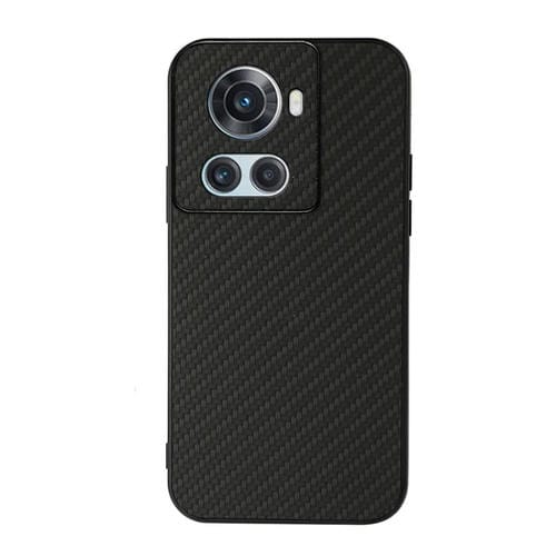Funda para OnePlus Ace Hole con Textura de Fibra de Carbono Precisa en PU (Negro)