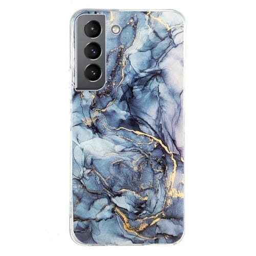 Para Samsung Galaxy S22 5G IMD Marble Pattern TPU Funda para teléfono (gris)