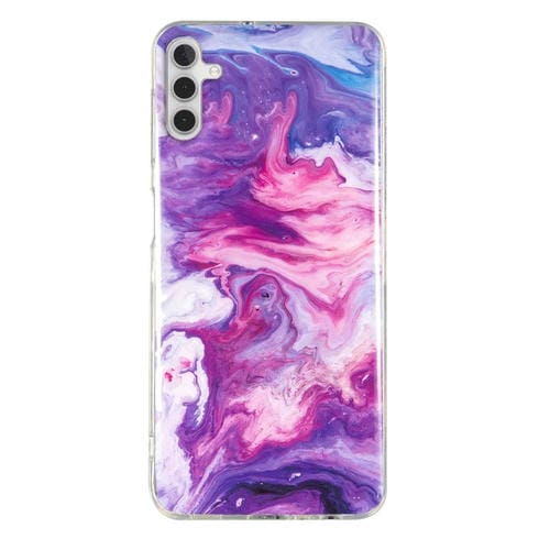 Para Samsung Galaxy A13 5G IMD Marble Pattern TPU Phone Case (Rojo)