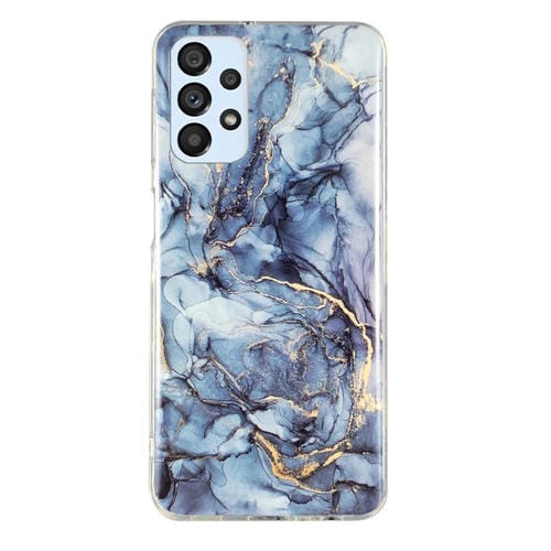 Para Samsung Galaxy A52 5G / 4G IMD Marble Pattern TPU Phone Case (Gris)