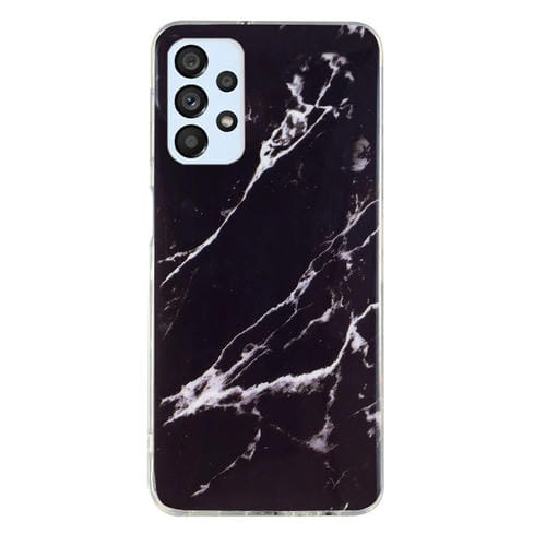 Para Samsung Galaxy A53 5G IMD Marble Pattern TPU Phone Case (Negro)