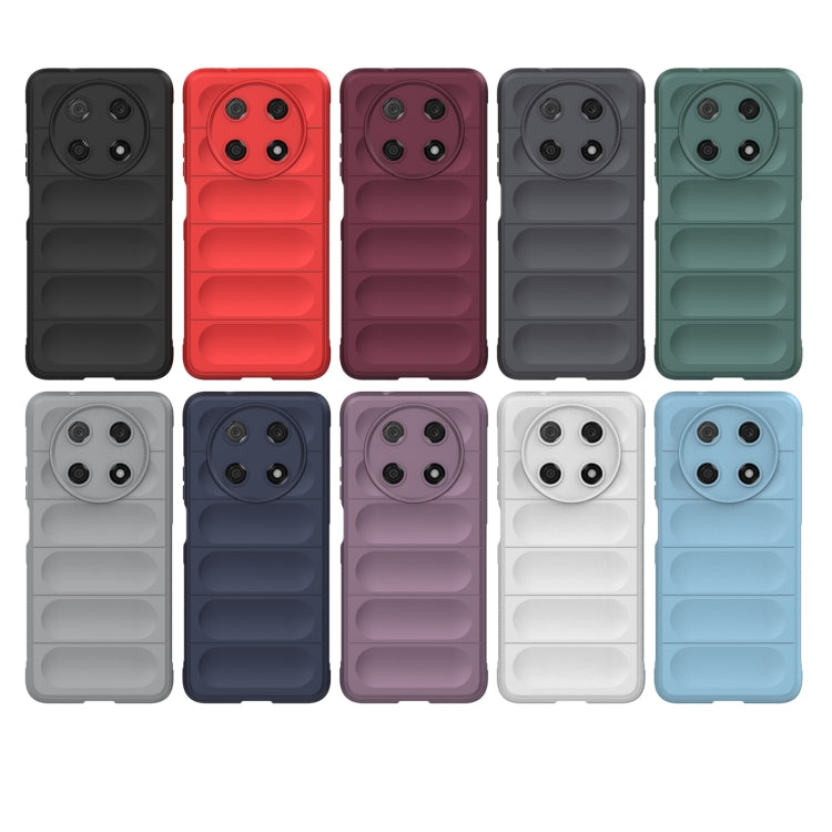 Funda TPU Magic Shield + Estuche Franela para Huawei Nova Y90 y Enjoy 50 Pro (Rojo Vino)