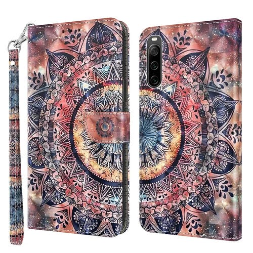 Estuche para Sony Xperia 10 IV de Cuero Pintado en 3D (Mandala)