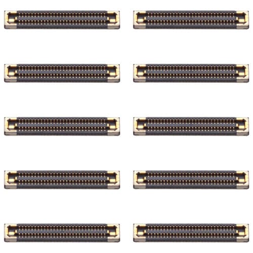 Conector FPC de Carga Samsung Galaxy S21 Ultra 5G SM-G998 na Placa Base - Pacote de (10 Peças)