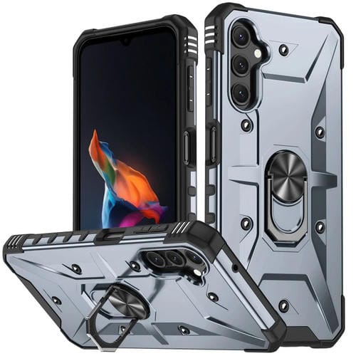 Para Samsung Galaxy A14 5G Ring Holder Phone Case (Gris)