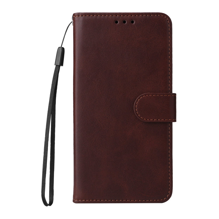 Para Samsung Galaxy A34 5G Classic Calf Texture Flip Funda de cuero para teléfono (Marrón)