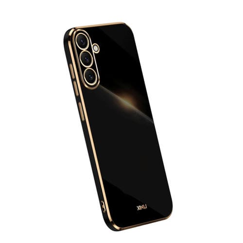 Para Samsung Galaxy A54 5G XINLI Straight Edge 6D Electroplate TPU Phone Case (Negro)
