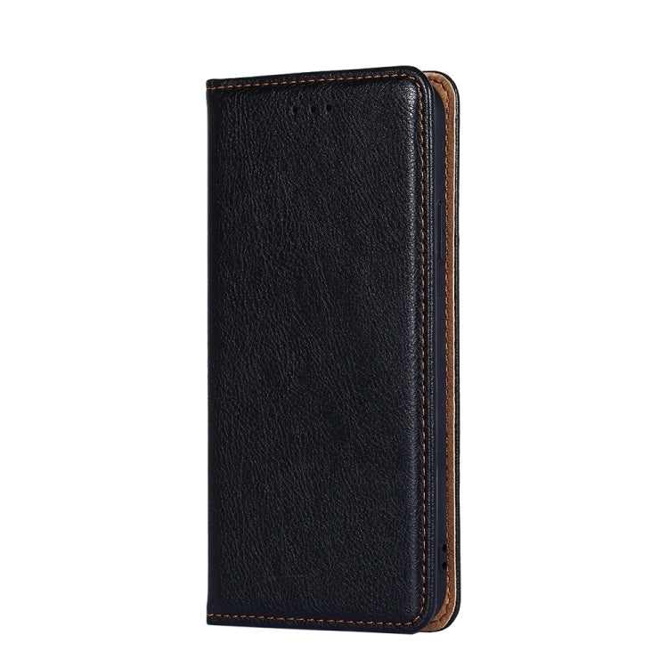 Estuche para Huawei Nova 10 Se de Cuero Magnético Color Sólido con Aceite Brillante (Negro)