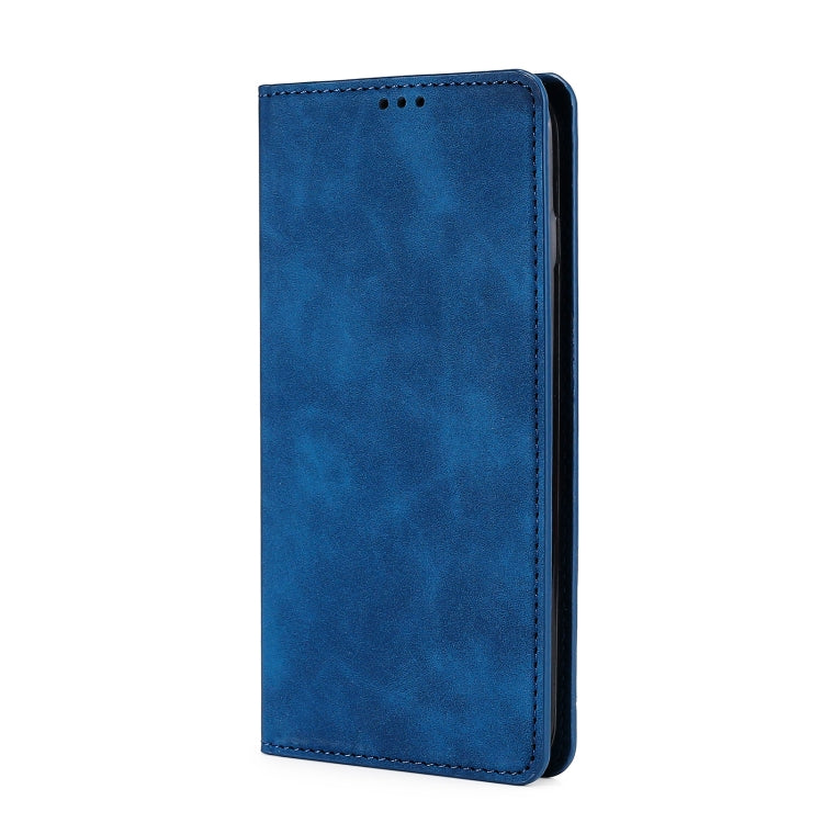 Funda Huawei Nova 10 Se Skin Feel Tapa Horizontal Magnética Cuero (Azul)