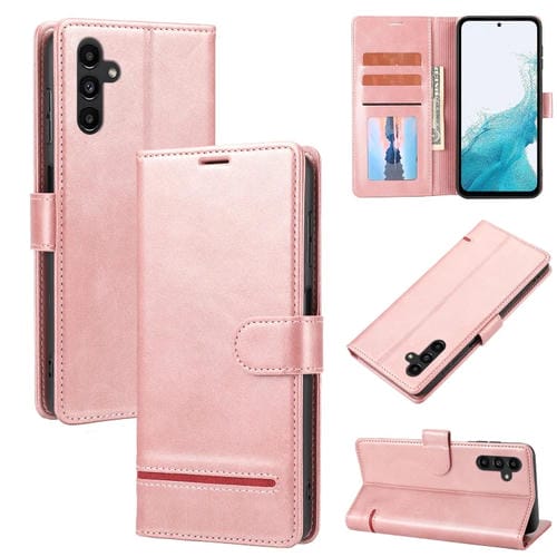 Funda para Samsung Galaxy A54 5G Classic Wallet Flip de Cuero para Teléfono (Rosa)