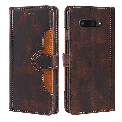 Funda de Cuero Kyocera Digno Sx4 5G con Hebilla Magnética y Tacto Agradable (Marrón)