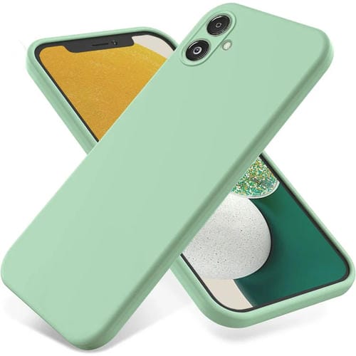Para Samsung Galaxy F14 5G Pure Color Liquid Silicone Funda para teléfono a prueba de golpes (Verde)