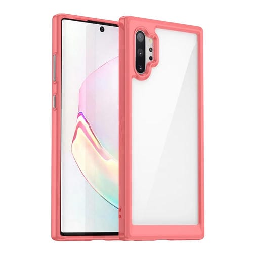Para Samsung Galaxy Note10+ 5G Colorful Series Acrylic + TPU Phone Case (Rojo)