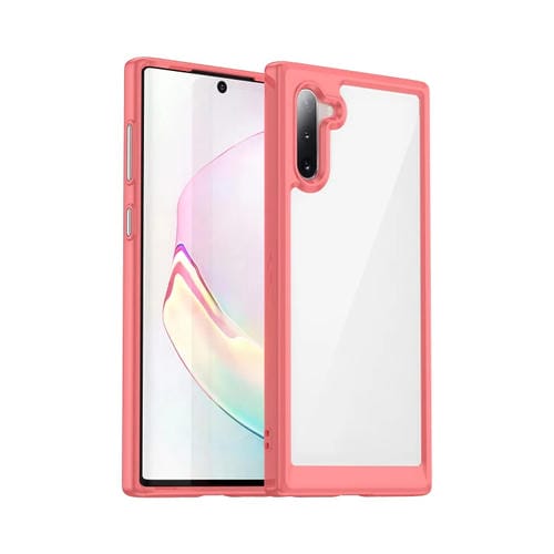 Para Samsung Galaxy Note10 Colorful Series Acrylic + TPU Phone Case (Rojo)