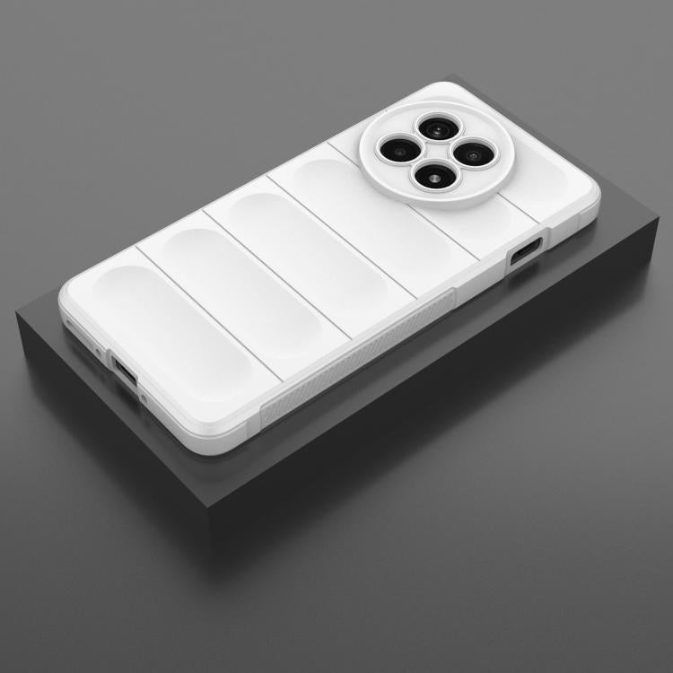 Funda TPU y Franela con Protección Mágica para OnePlus Ace 5 y Ace 5 Pro (Blanca)