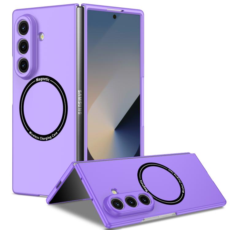 Funda plegable magnética para PC con Magsafe para Samsung Galaxy Z Fold7 5G (morada)