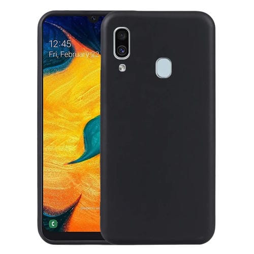 Funda para Teléfono Samsung Galaxy A30 TPU Versión Japonesa (Negro)