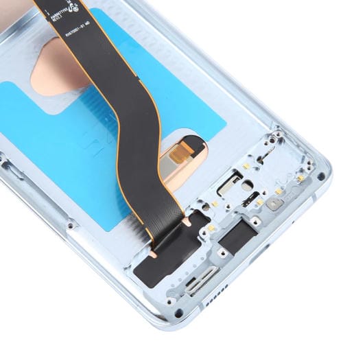 OLED LCD Bildschirm Samsung Galaxy S20+ 4G/5G SM-G985/986 6,67'' mit Rahmen (Blau)