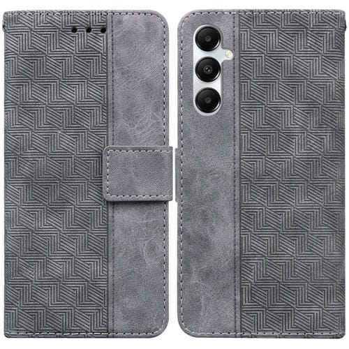 Funda para Samsung Galaxy A05S Cuero Relieve Geométrico (Gris)