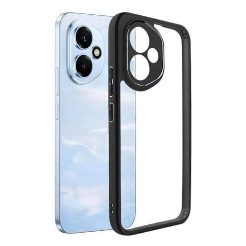 Funda para Honor 400 Global de 156,5 mm (TPU esmerilado + PC transparente) (negra)