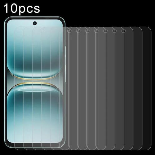 Para Tecno Spark Go 2 4G 10 piezas de película de vidrio templado de 0,26 mm 9H 2.5D