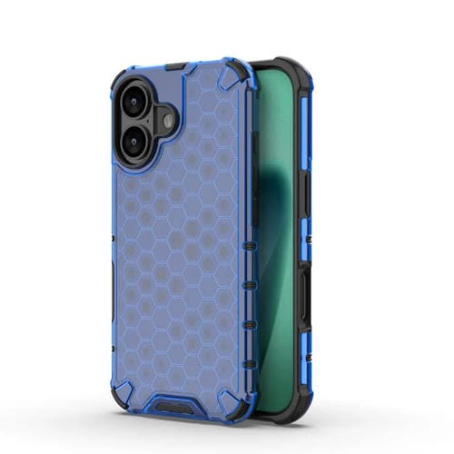 Funda antigolpes Honeycomb para iPhone 17 (azul)