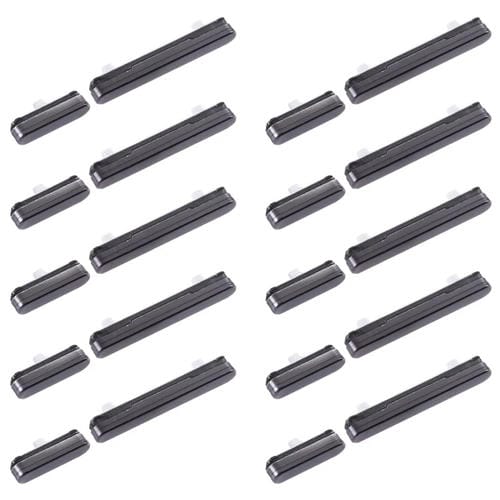 Boutons d'alimentation et de volume Samsung Galaxy S22 5G SM-S901 (10 pièces), Noir)