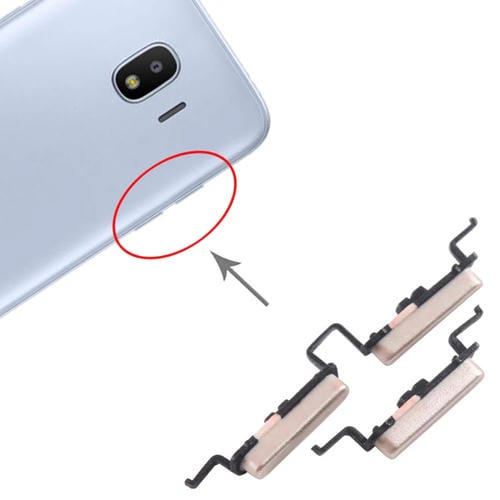 Samsung Galaxy J4 SM-J400 Power and Volume Buttons (Gold) - Pack (10 Pieces)