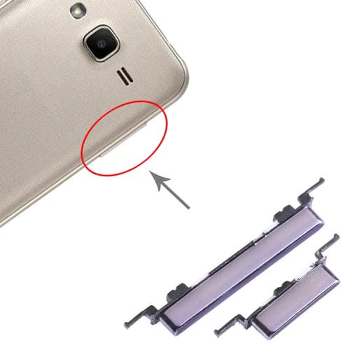 Pulsante di accensione e volume Samsung Galaxy J2 SM-J200 (10 pezzi) (Viola)