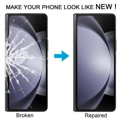 Verre extérieur de l'écran LCD de l'écran secondaire Samsung Galaxy Z Fold5 SM-F946B avec adhésif OCA