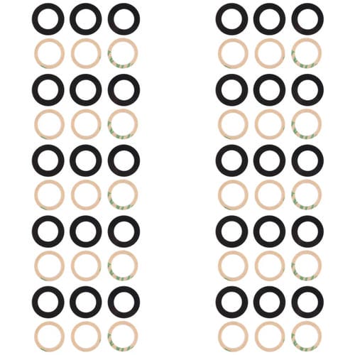 Objectif de caméra arrière Samsung Galaxy S22 5G SM-S901B - Pack (10 pièces)