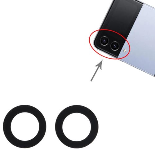Rückkameraobjektiv Samsung Galaxy Z Flip4 SM-F721B (10 Stück)