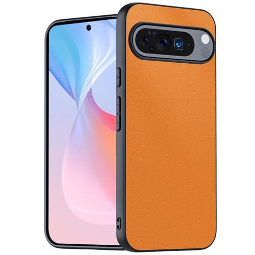 Funda ultrafina de piel lisa para Google Pixel 10/10 Pro (naranja)