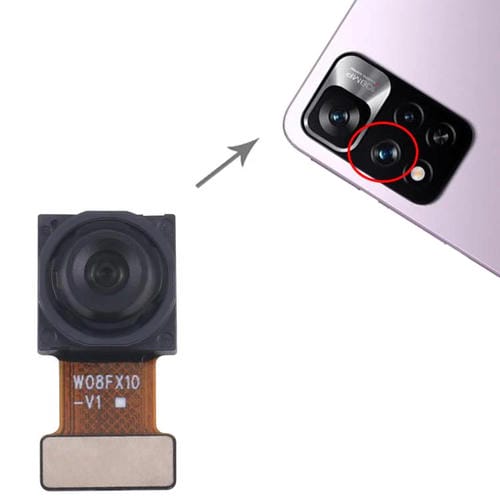 Cámara ancha original para Xiaomi Redmi Note 11 Pro 5G