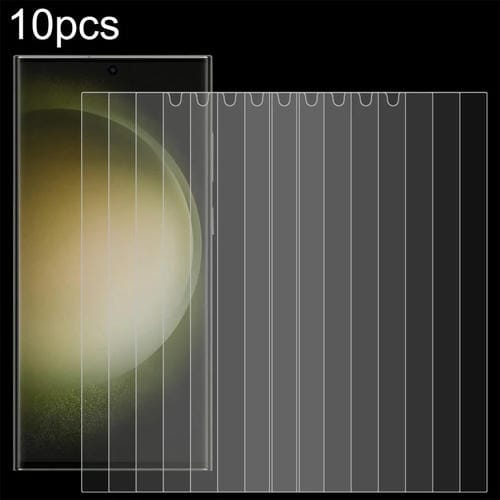 Película de Vidrio Templado Samsung Galaxy S24 Ultra 5G 0,18mm 9H 2.5D Compatible con Huellas (10 Piezas)