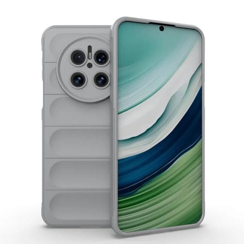 Funda TPU + Franela con Protección Mágica para Huawei Mate 70 5G (Gris)