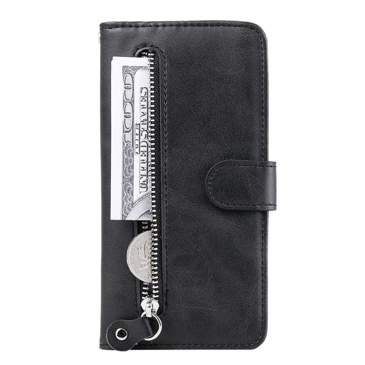 Funda de Piel con Cremallera y Textura de Becerro para Huawei Nova 13/Nova 12 (Negra)