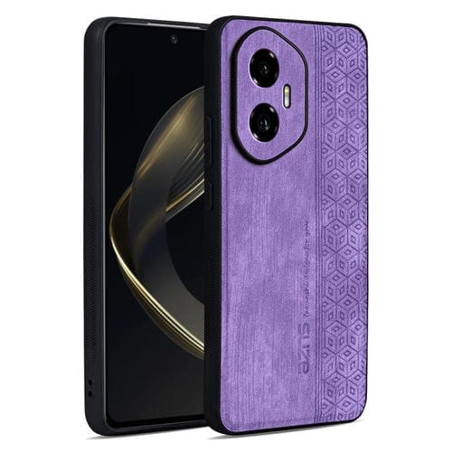 Funda para Teléfono Azns con Efecto Piel En Relieve 3D para Honor 300 (Morado)