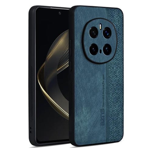 Funda para Teléfono Azns con Efecto Piel en Relieve 3D para Honor Magic7 Pro (Verde Oscuro)