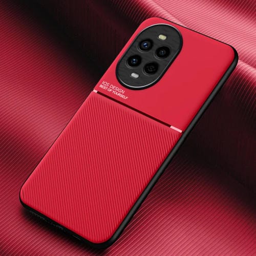 Funda hĂbrida TPU y Policarbonato Huawei Nova 13 Pro diseño magnĂ©tico y tira inclinable (Rojo)