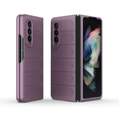 Funda para TelĂ©fono Samsung Galaxy Z Fold3 5G Magic Shield Fold PC a Prueba de Golpes (PĂșrpura)
