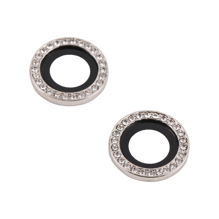 Anillo Protector de Lente de Cámara 9H para iPhone 15 Pro Max / 15 Pro (Plateado) - MOVILSTORE