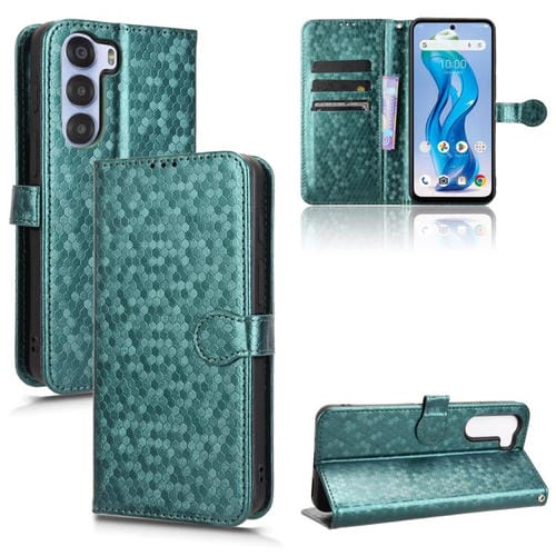 Funda de Cuero para ZTE Nubia S 5G A403Zt con Textura de Puntos Panal (Verde)