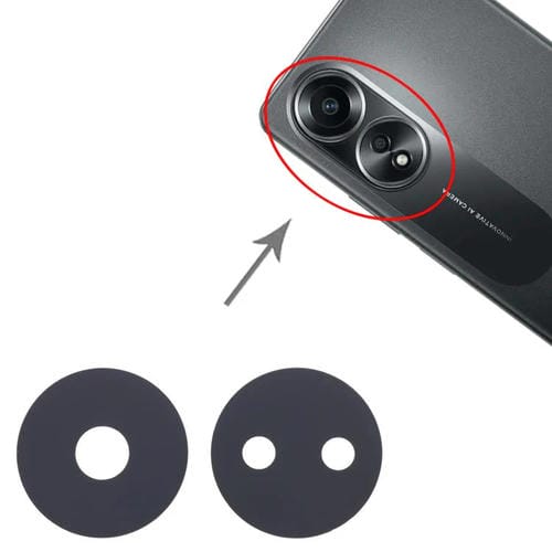 Rückfahrkameraobjektive Oppo A58 4G CPH2529 (10 Stück)