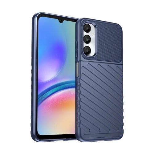 Funda de teléfono Samsung Galaxy M14 4G Thunderbolt TPU a prueba de golpes (Azul)